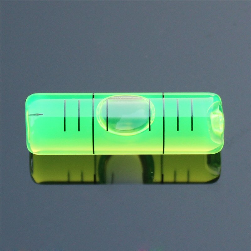 Multiple specifications and precision glass tube level bubble High precision spirit level Green liquid blister Diameter 9mm