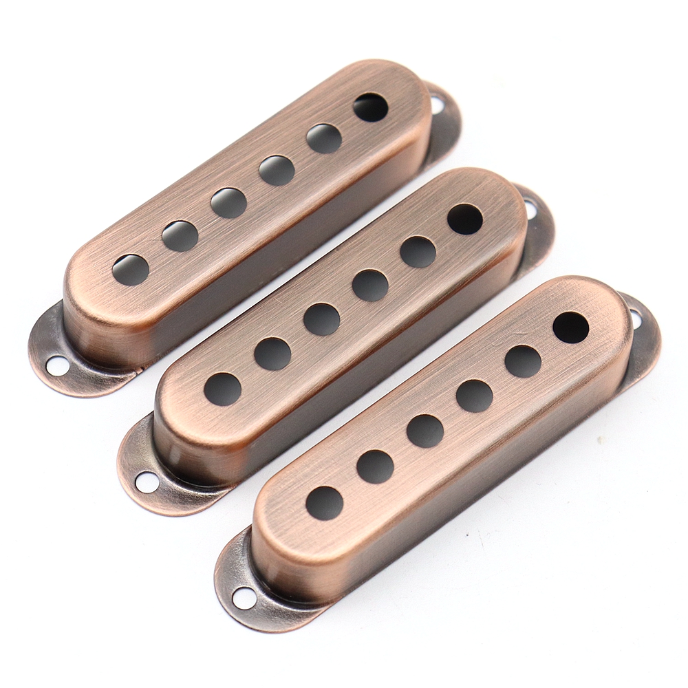 Couvercle de micro pour guitare électrique en laiton, 3 pièces, 48mm/50mm/52mm, accessoires de guitare ST SQ
