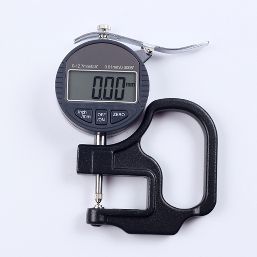 Medidor De Espesor Digital electrónica de cabeza redonda, 0.001mm, 0,01 micras, medidor de espesor, bola, diámetro de la lente 0-10mm, micrómetro: 0.01mm
