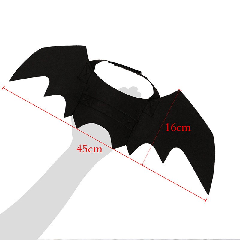 Disfraz de perro gato gracioso ala de murciélago, accesorio de Cosplay, disfraz de murciélago de Halloween, ropa de decoración para de Navidad, productos para mascotas