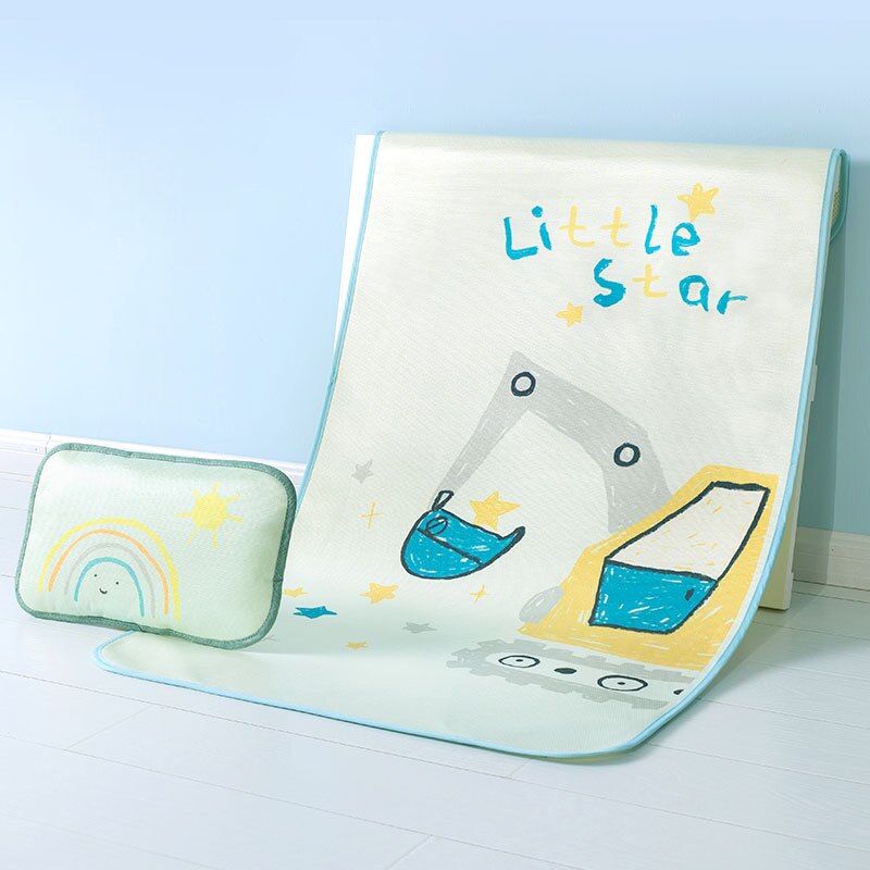Colchón Protector de cama plegable para niños y niñas, colchoneta individual para estudiantes, juego de cama infantil, fundas para dormir