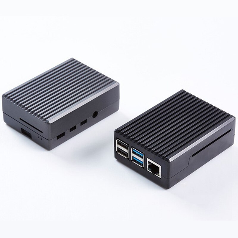 Aluminum Alloy Cooler Casing for Raspberry Pi 4 Model B Case Cooling Shell Heat Dissipation Shell for Pi 4th Generation