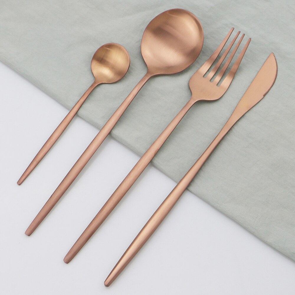 24 stuks /48 stuks zilveren bestekset 304 roestvrijstalen besteksets mes vork lepel serviesset keuken serviesset bestekset