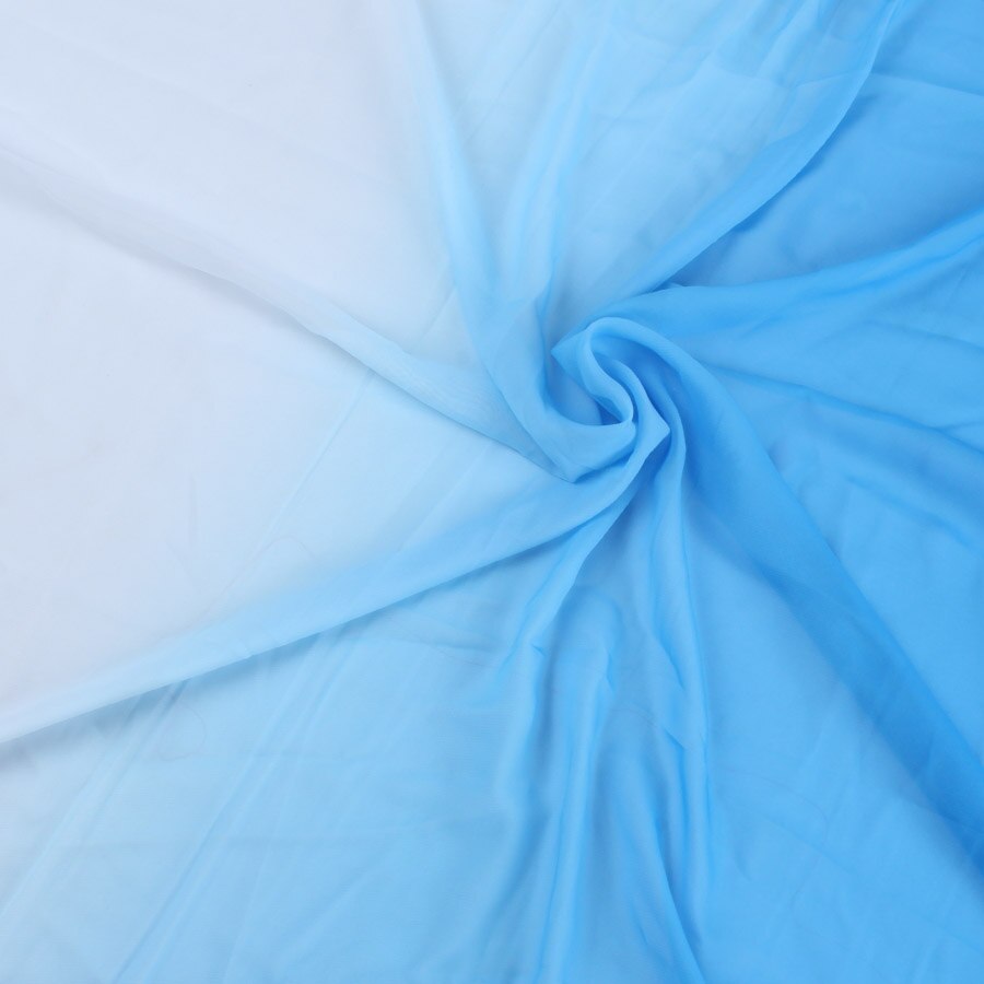 Ombre Gradient Color Shade Fabric 100D Chiffon Draped Fabric for Wedding Gowns 145x50cm