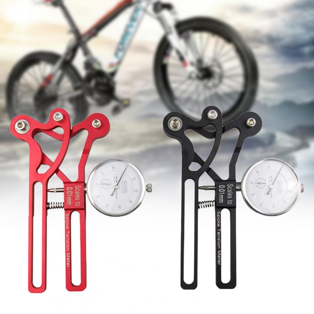 Tensiomètre à rayons Durable, outil de construction de roues précis et fiable, alliage d&#39;aluminium, accessoires de vélo de précision pour vélo de route