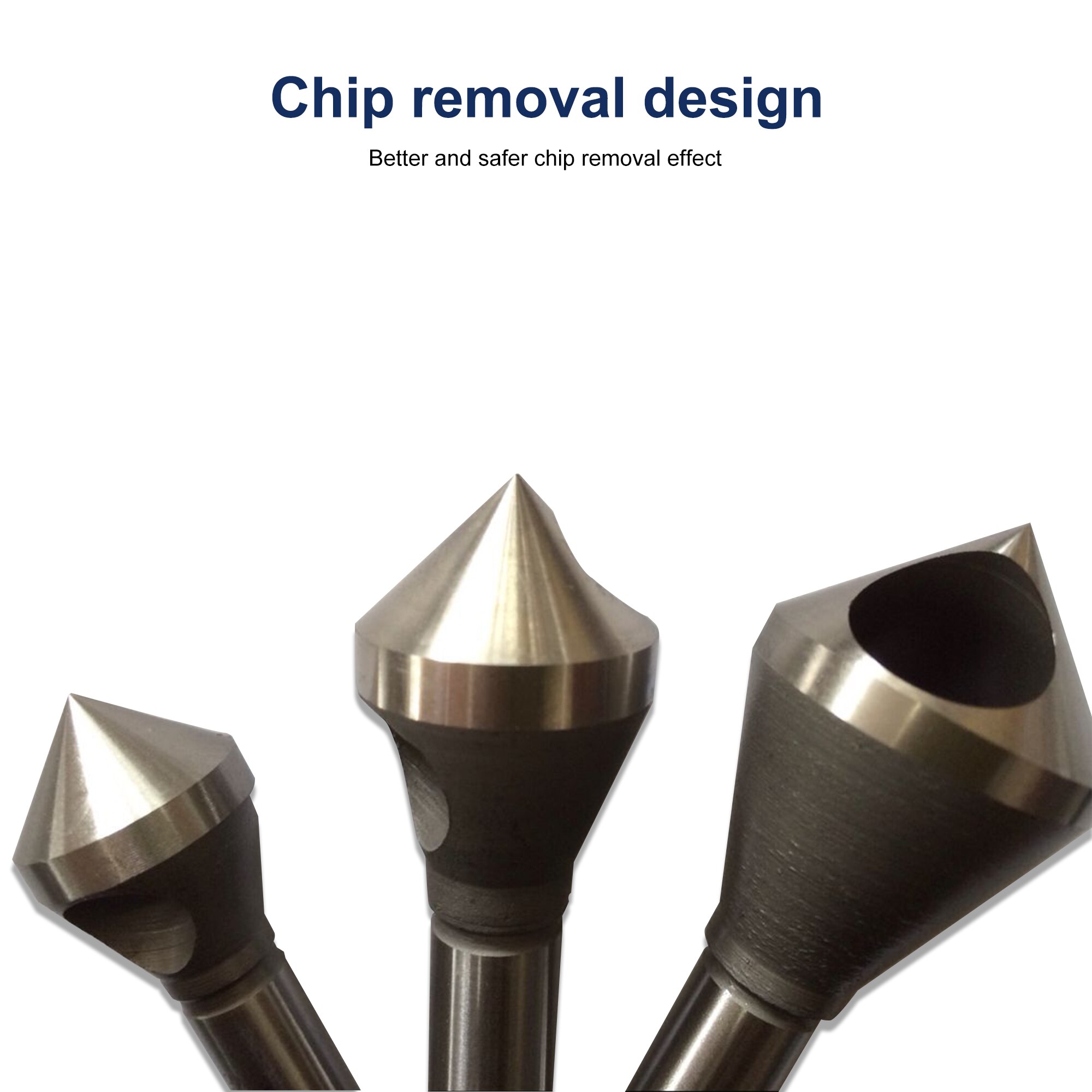 Ucheer 1 stuks interne spaan ronde gat afschuinfrees verzinkboor afschuinfrees kopfrees boor