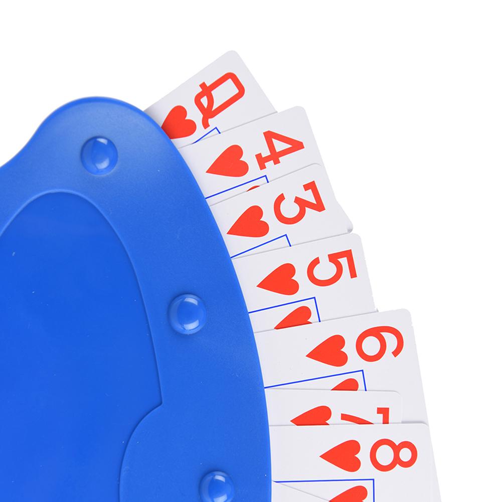 1/2/4 st pokersits spelkortsstativ spelkortshållare lata poker underhålla spel spelkort basspel organiserar händer