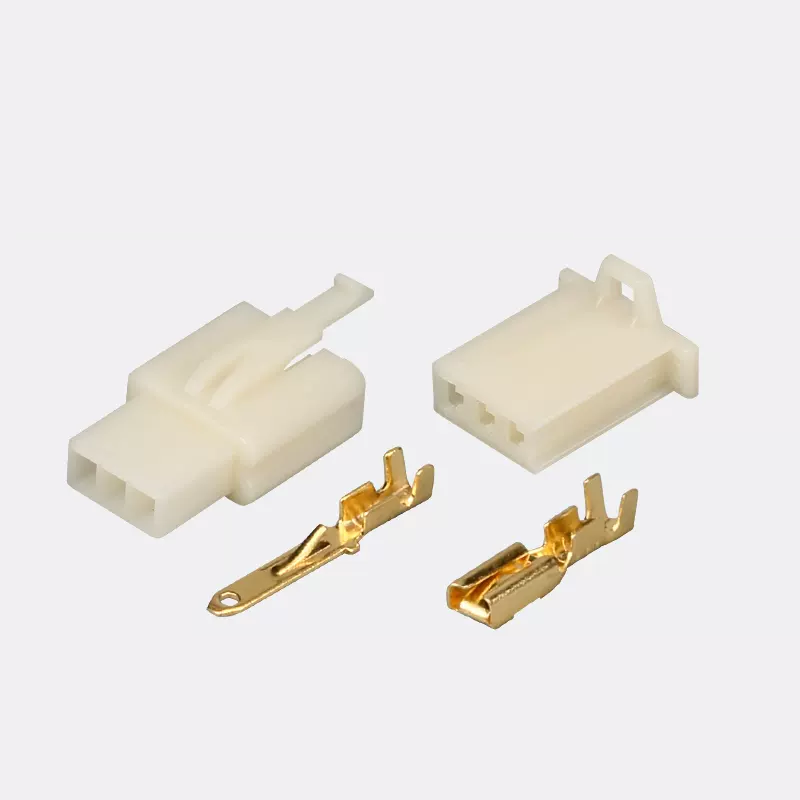 2.8Mm 1P 2P 3P 4P 6P 9P Auto Snelverbinding Elektrische Draad Connector Mannelijke Vrouwelijke Kabel Terminal Plug Kits Motorfiets: Goud