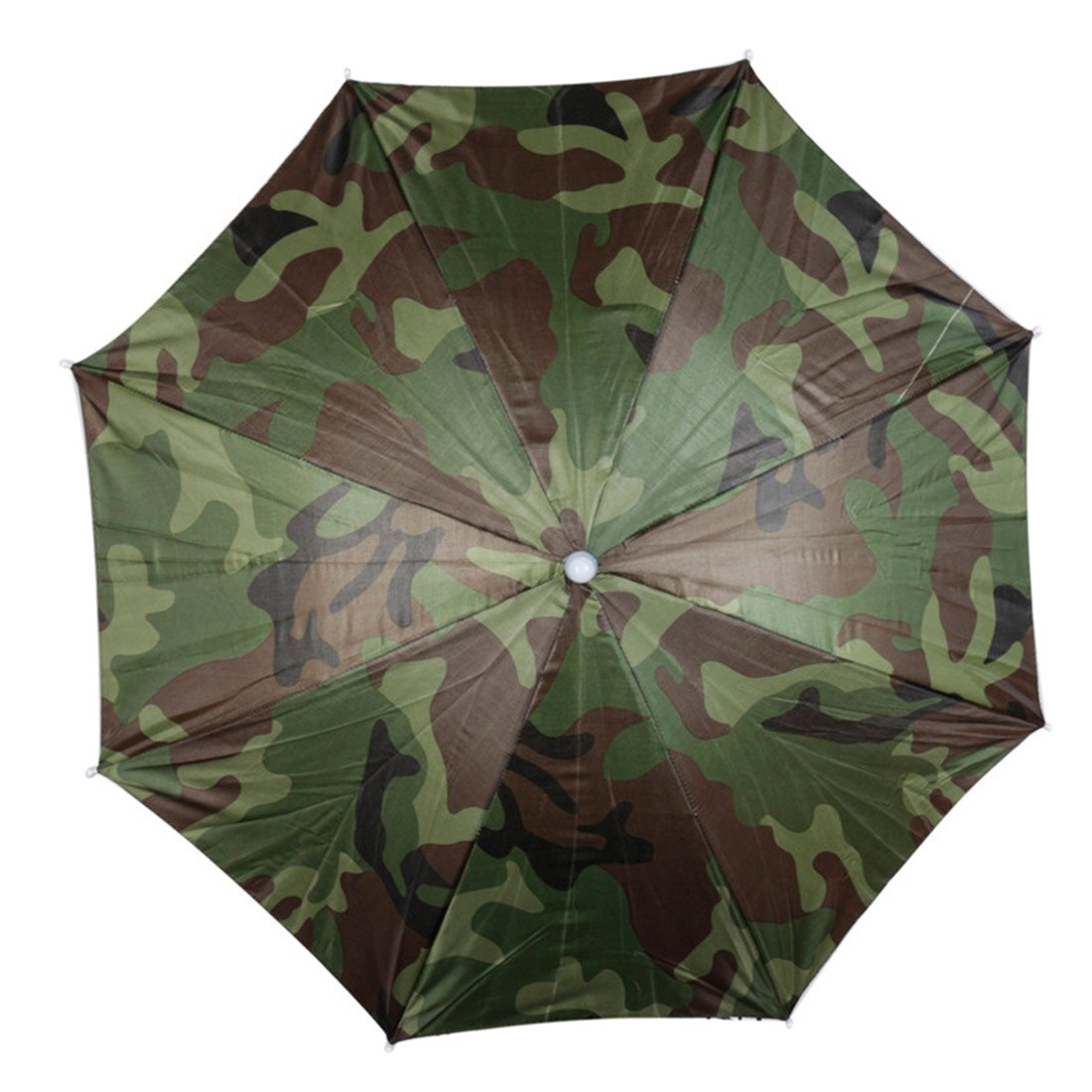 Foldbart regnudstyr fiskeri hat hovedbeklædning paraply til fiskeri vandreture strand cap hoved hatte udendørs campingudstyr