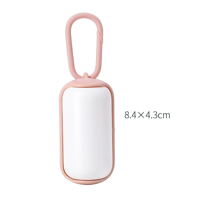 Pet Waste Bag Dispenser For Dog Poop Bags Plastic Pet Small Dog Outdoor Environmental Safety Waste Holder: fen and bai