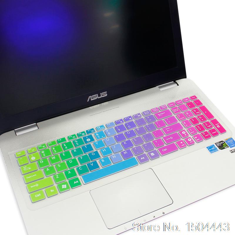 15.6 ''15 torba na laptopa osłona klawiatury etui na asus X555 X555L X555LA X555LD X555LN X555LP X555LB X555LF X555LI X555U X555LJ: rainbow