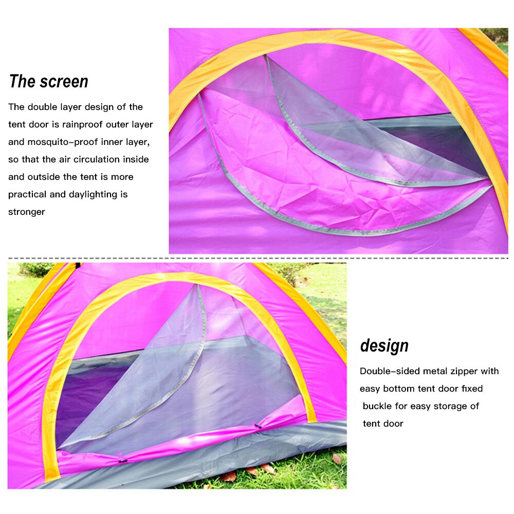 1pcs Camping Tent 1~2 Person Outdoor Mountaineering Pop Up Easy Open Camp Tent Ultralight Instant Shade Portable Tent for Hiking