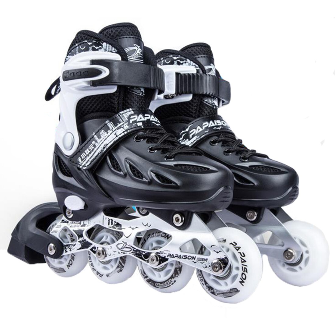Verstellbare Inline-Rollschuhs chuhe profession elle blinkende Schiebe-Sneaker Outdoor-Rennen Eis schnell lauf 4 Räder Schuhe