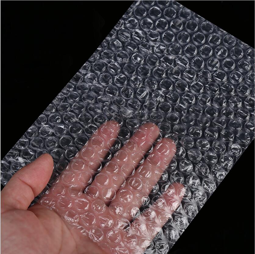 100pcs 10x15cm White Plastic Envelope Bubble Packing Bags PE Clear Shockproof Packaging Bag Double Film Bubble Bag