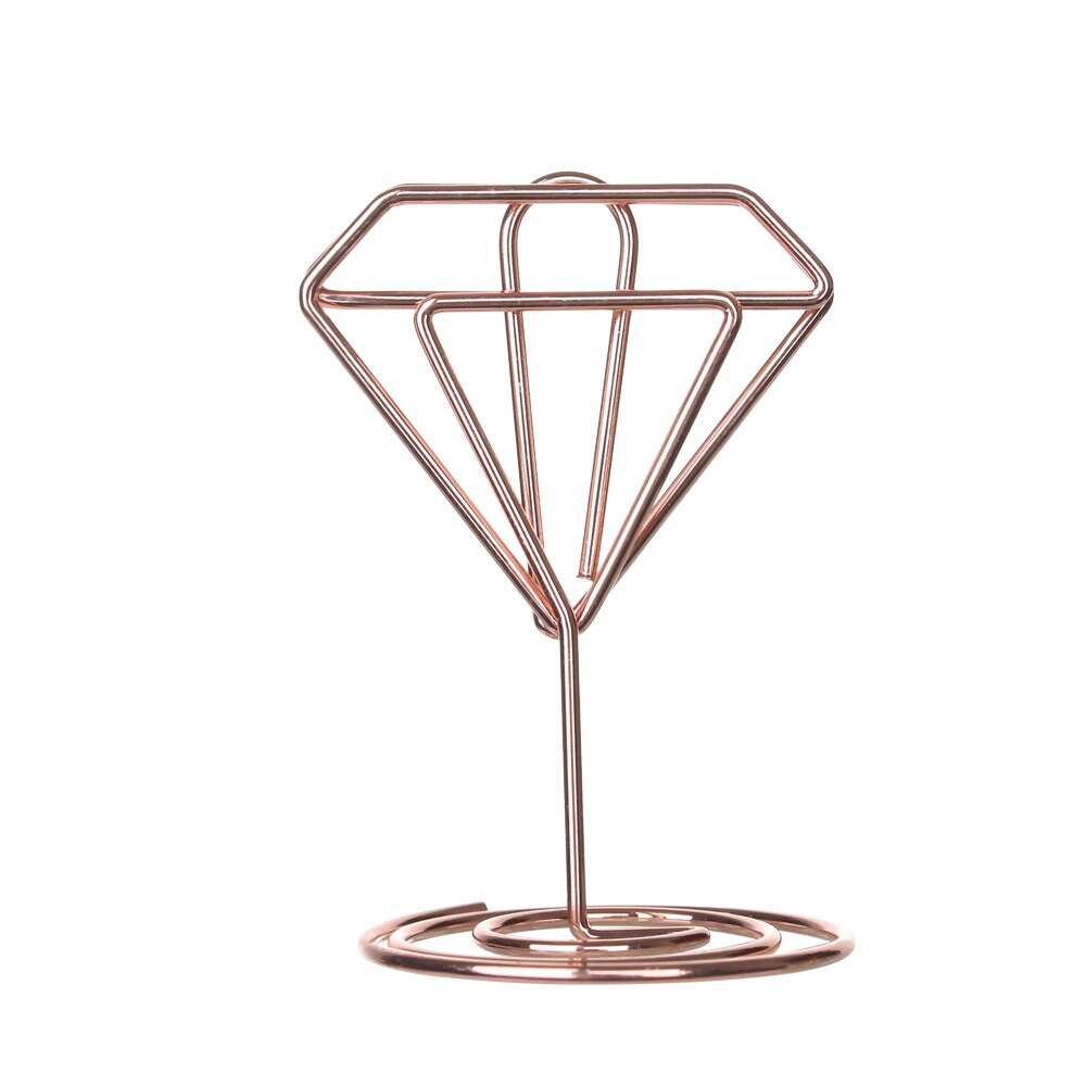 Porte-cartes en forme de nœud papillon, support à Clips pour de mariage, numéro de Table, Clip Photo, support de Table, décoration de bureau: style2 rose