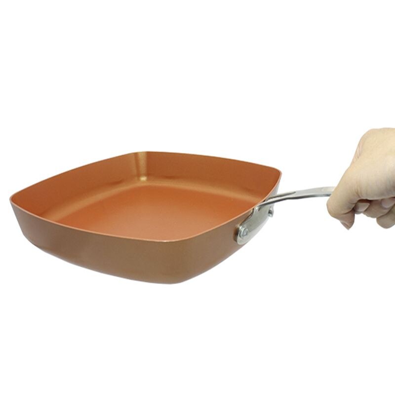 NonStick Copper Frying Pan With Ceramic Coating And Induction Cooking