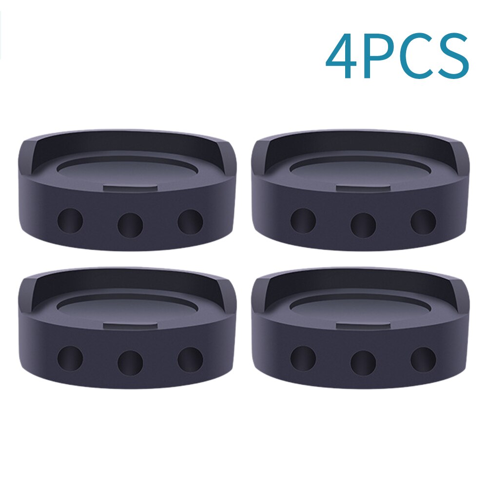 4 pièces Protection de sol universelle Durable Anti Vibration Machine à laver pieds résistant à l'usure amortisseur antidérapant facile à installer