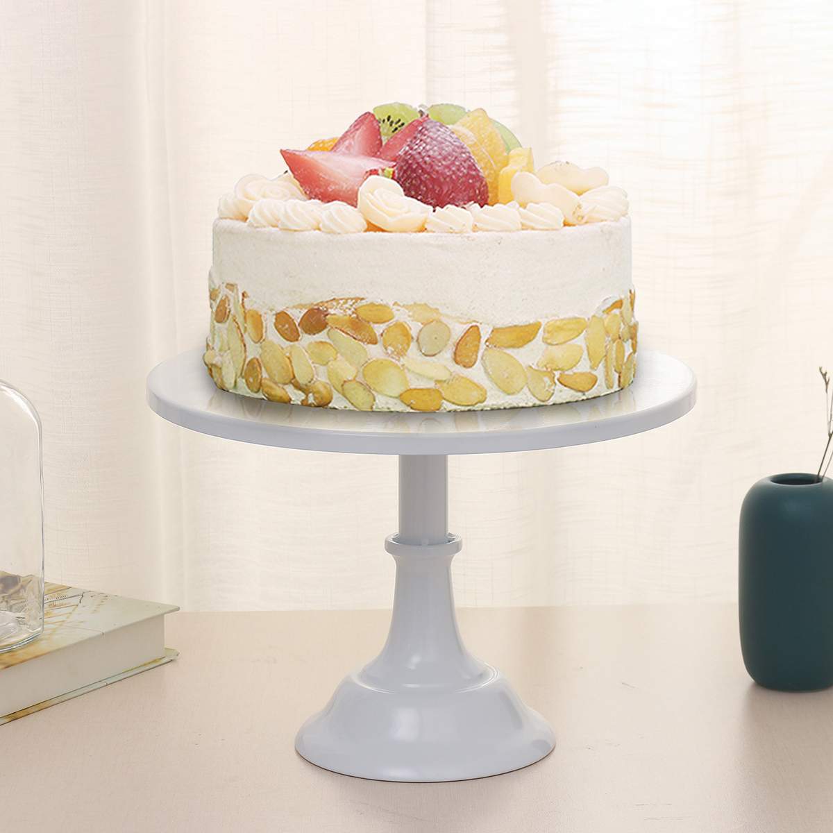 12 Inch Ronde Cake Stand Smeedijzeren Prachtige Taart Rack Base Dessert Stand Ronde Cake Display Bruiloft Verjaardag Cupcake Houder