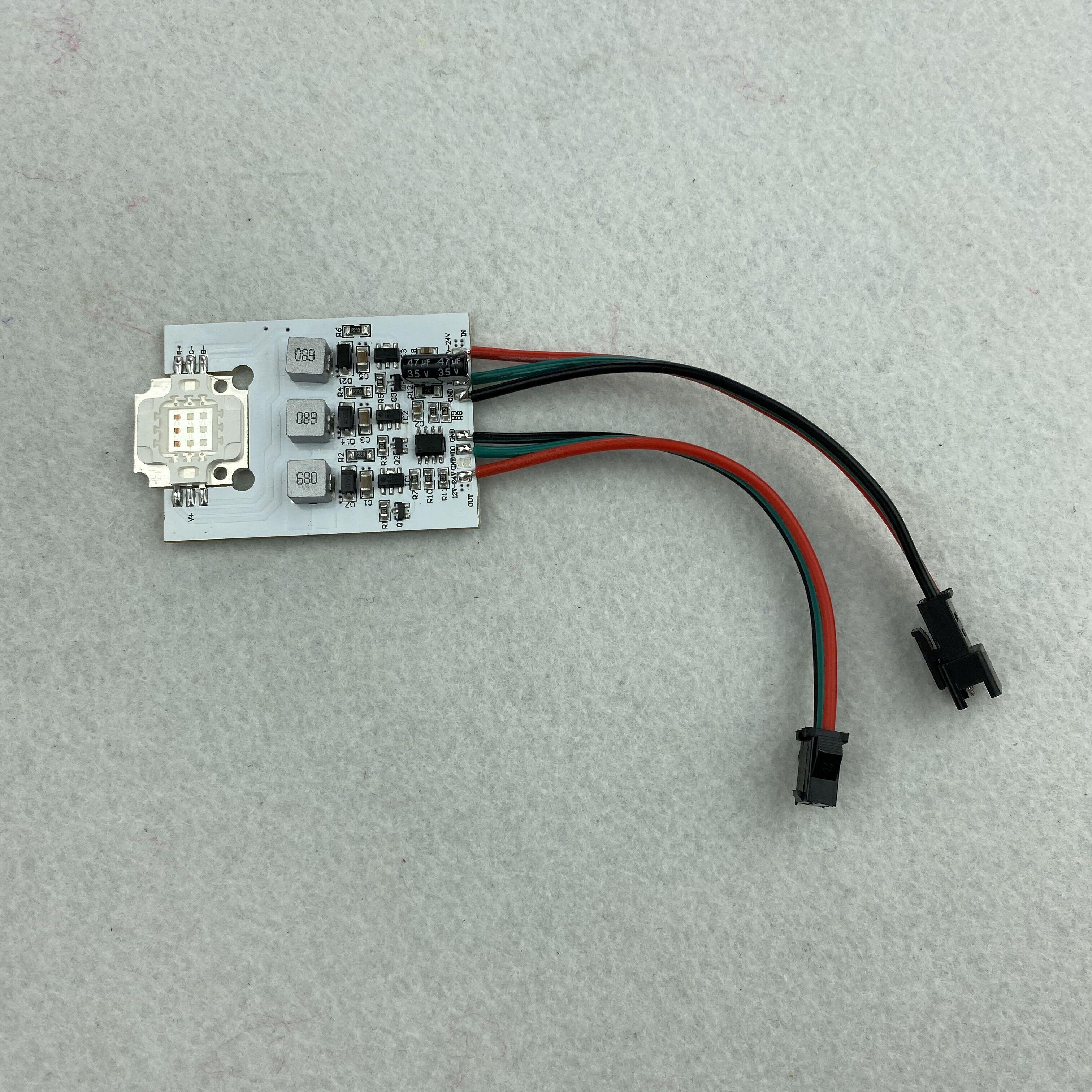9W High Power WS2811 Gecontroleerde Led Pixel Module; DC12-24V Ingang; Grootte; 55 Mm * 40 Mm