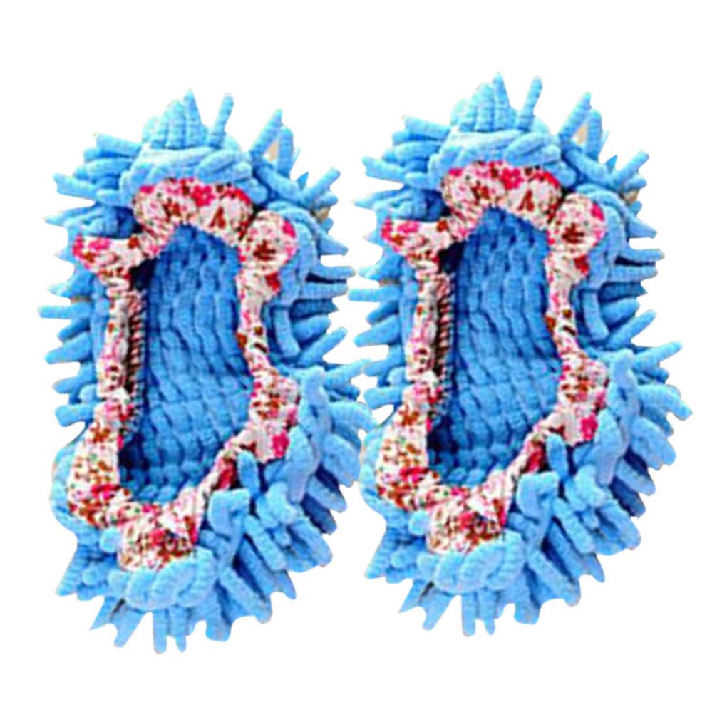 2 Pcs Vloer Dweilen Schoen Cover Floor Mopper Slipper Thuis Floor Cleaner Cleaning Herbruikbare Vloer Dweilen Schoen Cover: NO.03