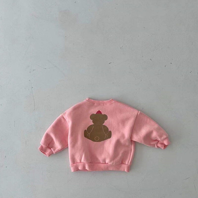 MILANCEL 2022 Spring Baby Hoodies Brief Boys Sweatshirts Girls Base Tops