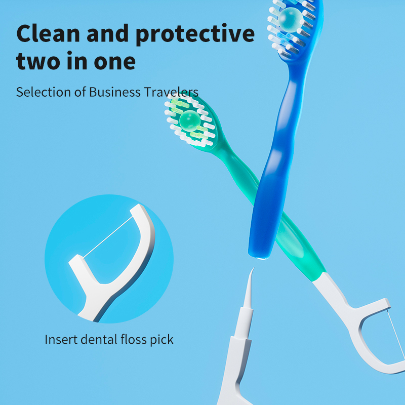 Brosse à dents Portable 5 en 1, fil dentaire 8/16 pièces pour nettoyage buccal ng, brosse à dents jetable pour adultes en voyages d'affaires