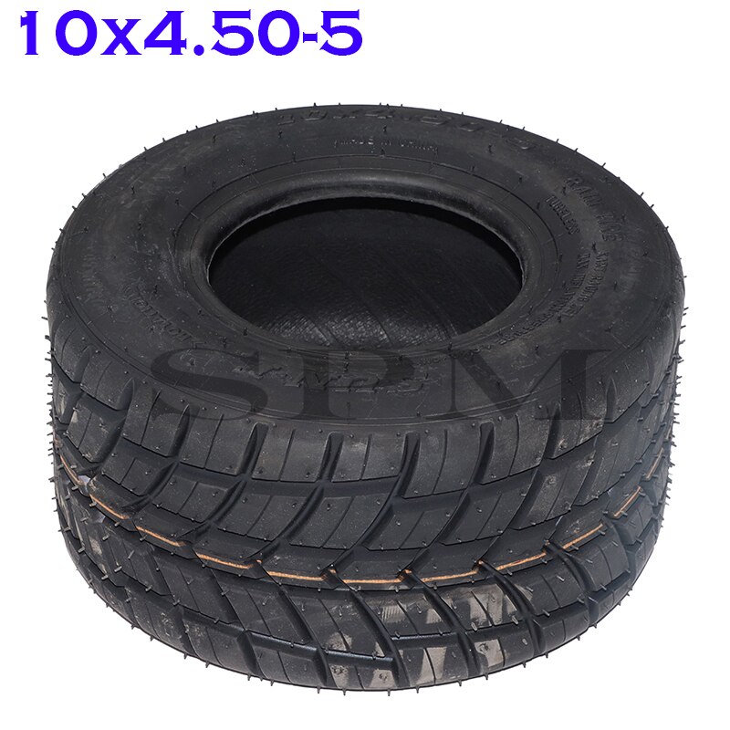 Go Kart 5 Inch Vacuum tire Front 10x4.50-5 Rear 11x7.10-5 Vacuum tires Anti-skid Rain Tires: 10x4.50-5