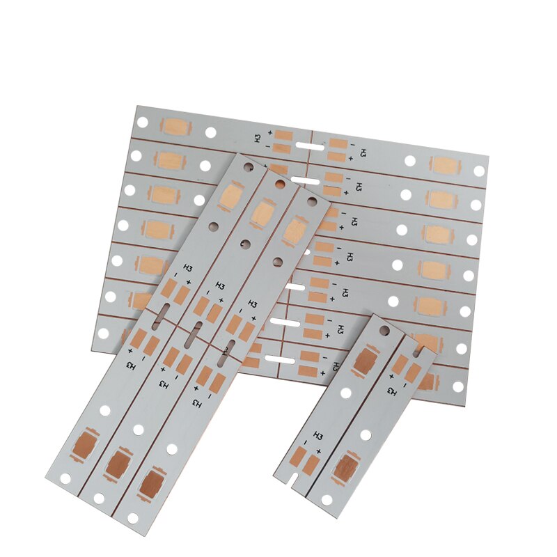 Sustrato de cobre 3570 H3, placa de circuito LED PCB, luz LED para coche, sustrato de cobre, suministro de punto de radiador, 10 Uds.