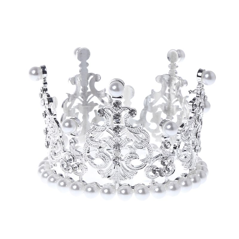 Baby Crown Photography Props Pearl Rhinestone Glit... – Grandado-323912