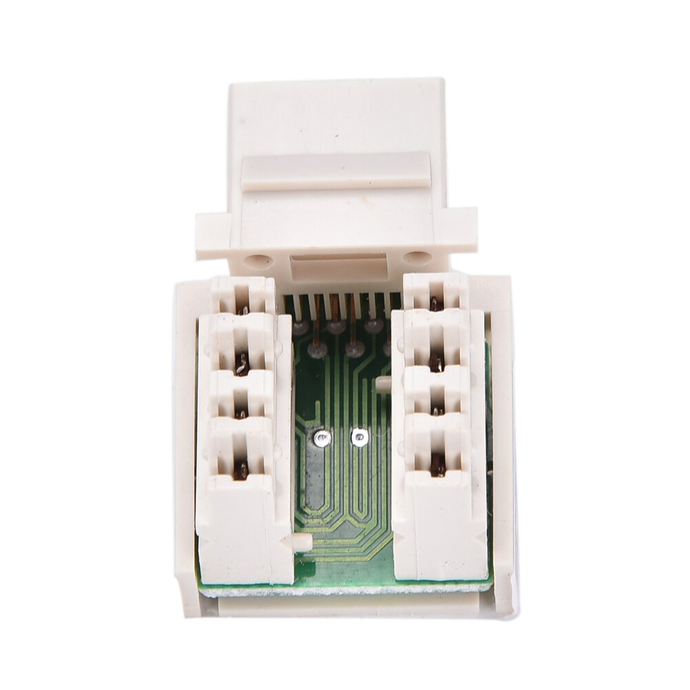 Cat5 RJ45 Punch Down Keystone Jack CAT5 Network Ethernet RJ45 White Lot 3cm x 2cm x 2cm