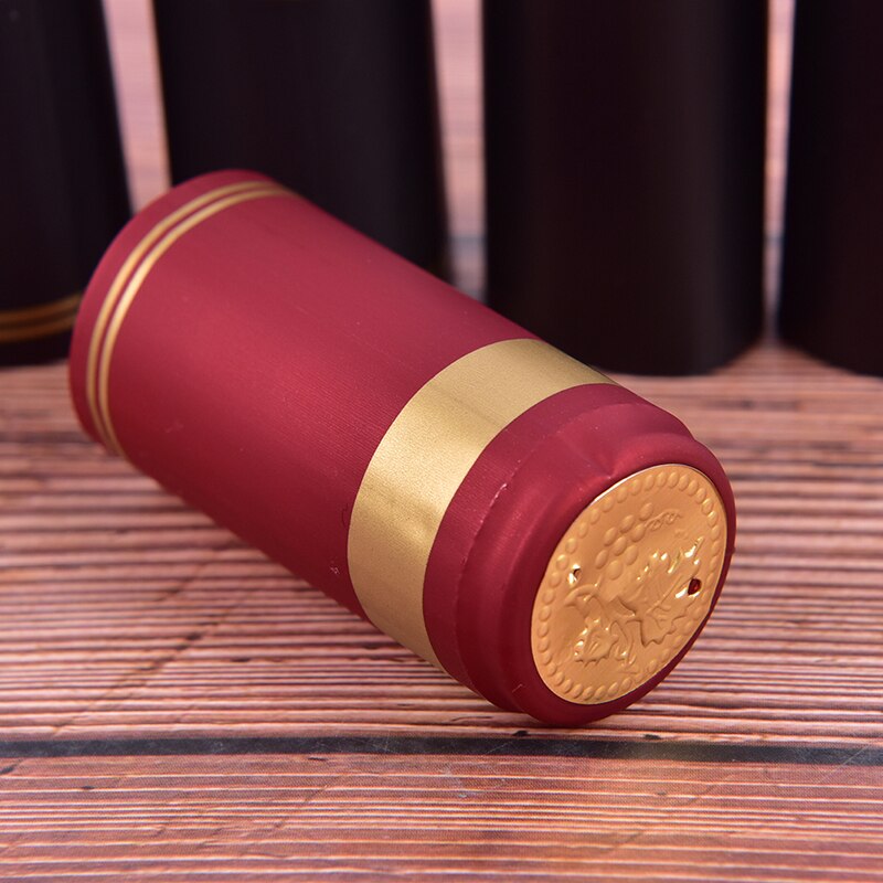 10 unids/lote PVC tapa termoretráctil tapa de botella de vino botella Barra de sello suministros de para la elaboración casera accesorios de Bar