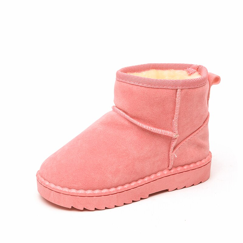 Classic Kids Baby Peuter Schoenen Kind Winter Warme Snowboots Schoenen Pluche Dikkere Zool Jongens Meisjes Snowboots Schoenen Grote size 22-36