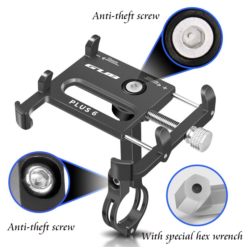 GUB 7 Style MTB uchwyt na telefon rowerowy motocykl wsparcie montaż GPS kierownica rowerowa rower przywieszki do telefonów komórkowych dla 3.5 do 7.5 cala