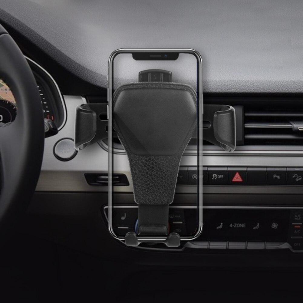 Magnetische Schwerkraft Auto Telefon Halfter Luft entlüften Magnet Montieren Handy, Mobiltelefon GPS Unterstützung Smartphone Stehen Für IPhone 11 Profi XS X XR Samsung: schwarz