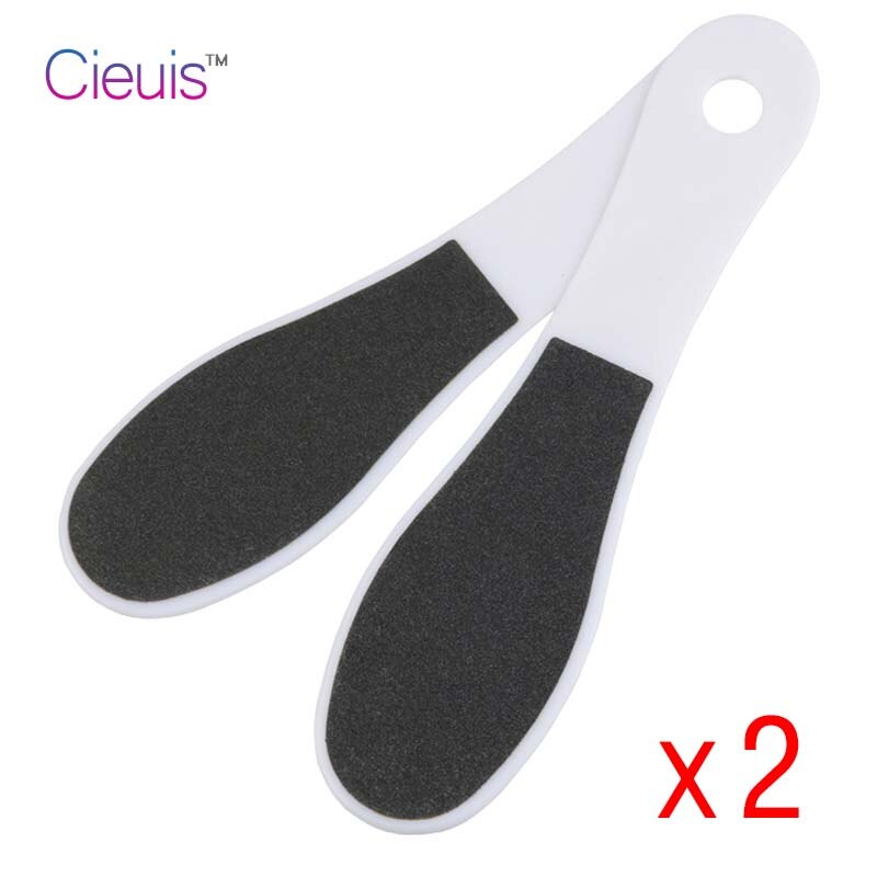 Pedicure Foot File for Feet Foot Care Tool Beauty Heel Dead skin Callus Cuticle Remover for Women Man File: White B 2pcs
