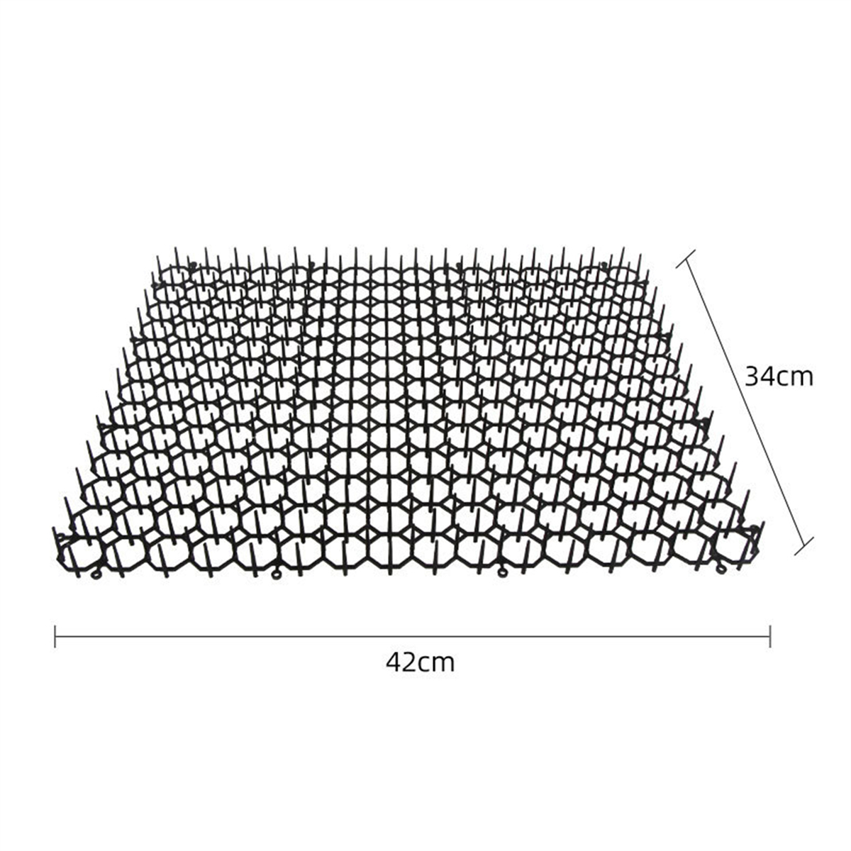 1Pc anti-Gatto picchi Zerbino anti-Arrampicata Recinzione Balcone Isolamento Giardinaggio anti-Gatto Spina rete canna Scoiattolo Repellente Forniture per Animali Domestici: Rosso