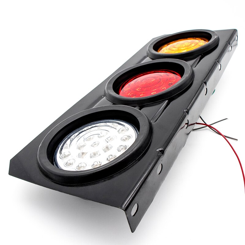 Waterproof 12V 63-Led Car Rear Tail Light Tray Back Ute Trailer Truck Boat Reverse Indicator Brake Stop Running Lamp Taillight