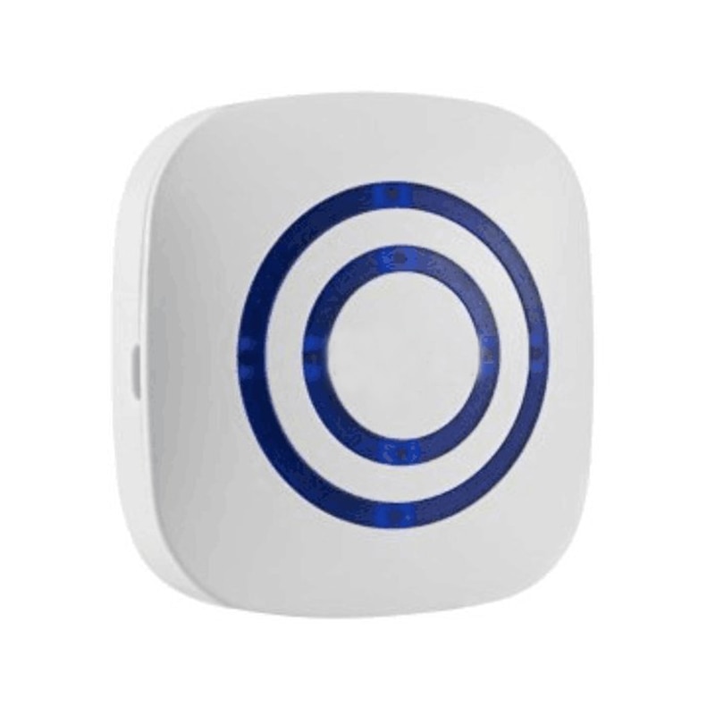 Home Security Alarm, Wireless Driveway Alert: Infrared Motion Sensor Chime with 1 Receiver and 1 Sensor -38 Chime Tunes - LED In