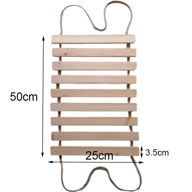 Juguetes de pared para actividades, rascador de Sisal de madera para gatos, muebles escaladores, puente para gatos, escalones de cuerda, escalera para gatitos, poste para pared: Negro