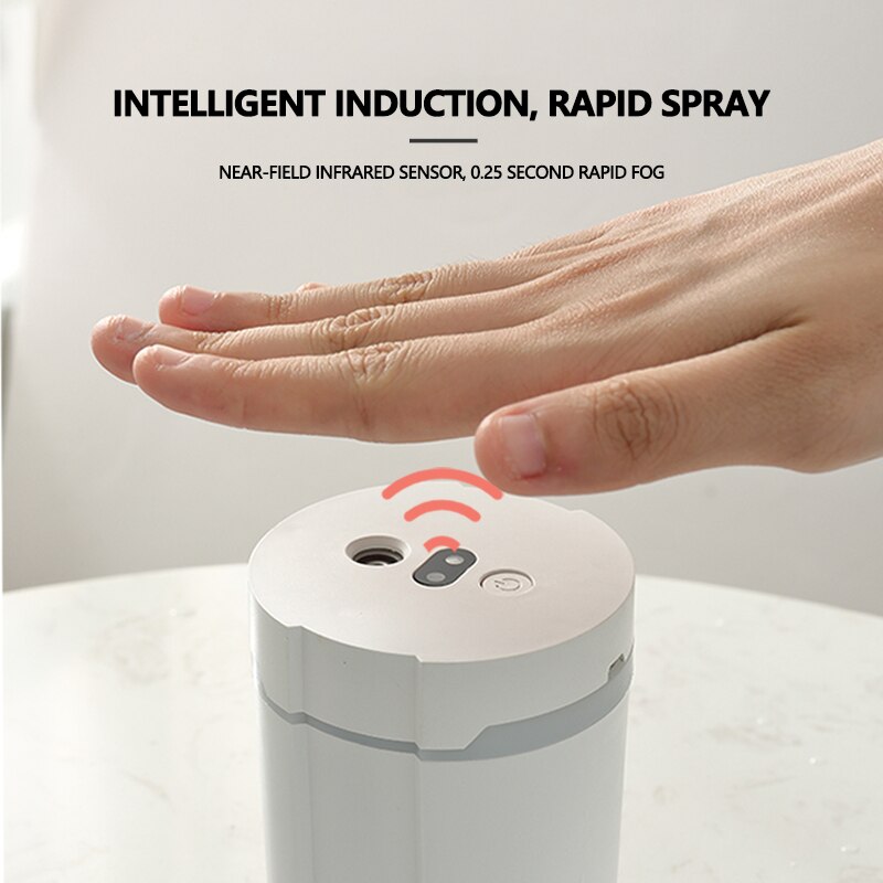 Clever luftbefeuchter Sterilisator Automatische sprühen Tragbare zerstäuber USB Ladung Clever Sensor sprühen Alkohol desinfektion von hände
