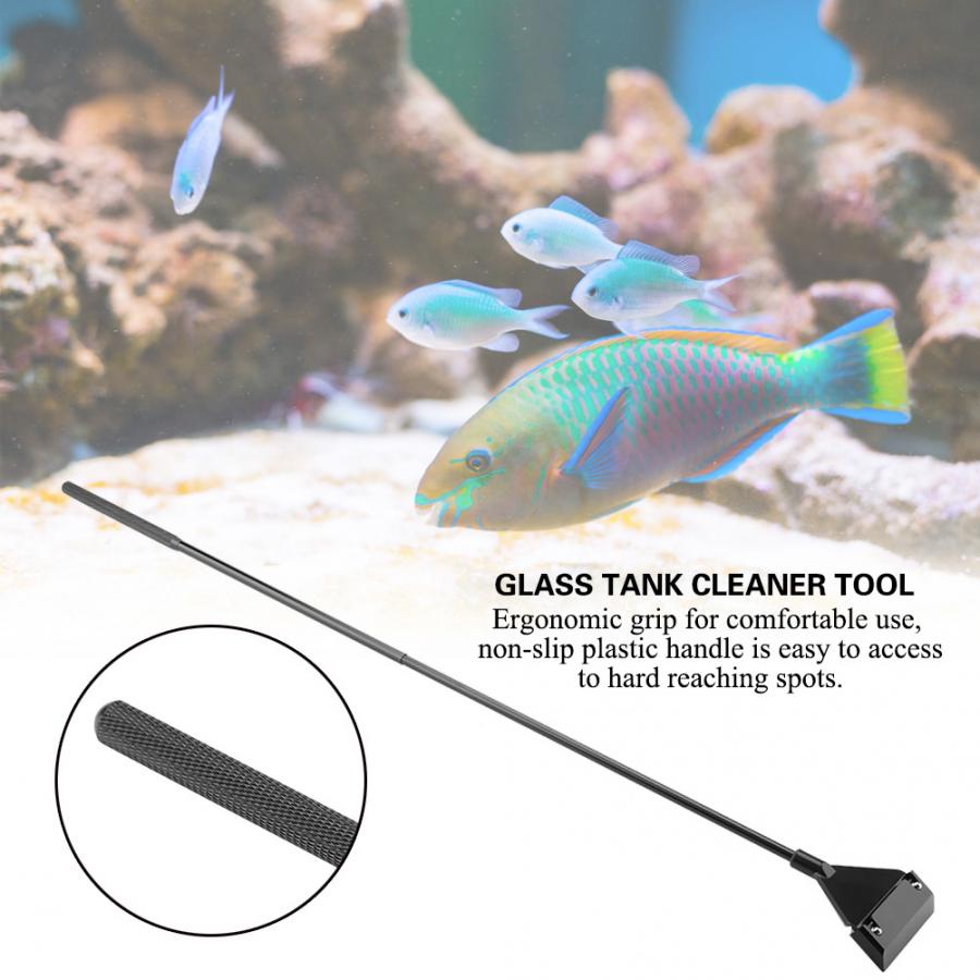 Aquarium Fish Tanks Cleaning Tools Aquarium Fish Tanks Cleaner Algae Scraper Detachable Tank Razor Blade Glass Cleaner Tool