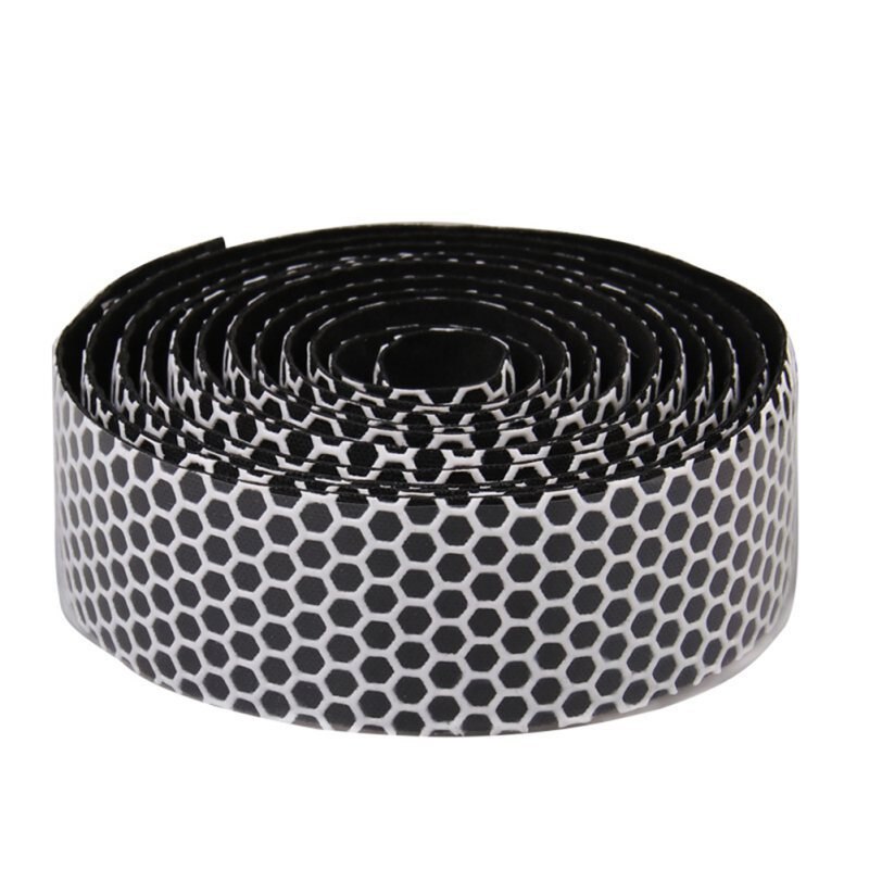 Cycling Handle Belt Bike Bicycle Pattern Skid Handlebar Tape Wrap: white