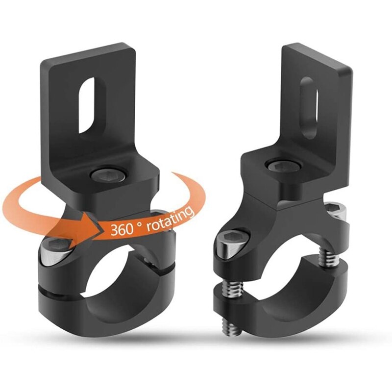 Nieuw-Universele Stuur 22Mm 7/8Inch Motorfiets Koplamp Beugel Spotlight Mount Houder Buis Klem Voor Cafe racer Chopper