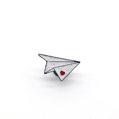 Spille per aereo aereo Spille da bavero smaltate Giacca Demin Spille da viaggio Borsa Cappello Distintivi Gioielli Regalo per coppia: Rosa Color Oro