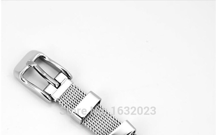 20 PCS/Lot 8 MM en acier inoxydable maille bandes Bracelet bricolage accessoires bracelets Fit 8mm glisser charmes WB06