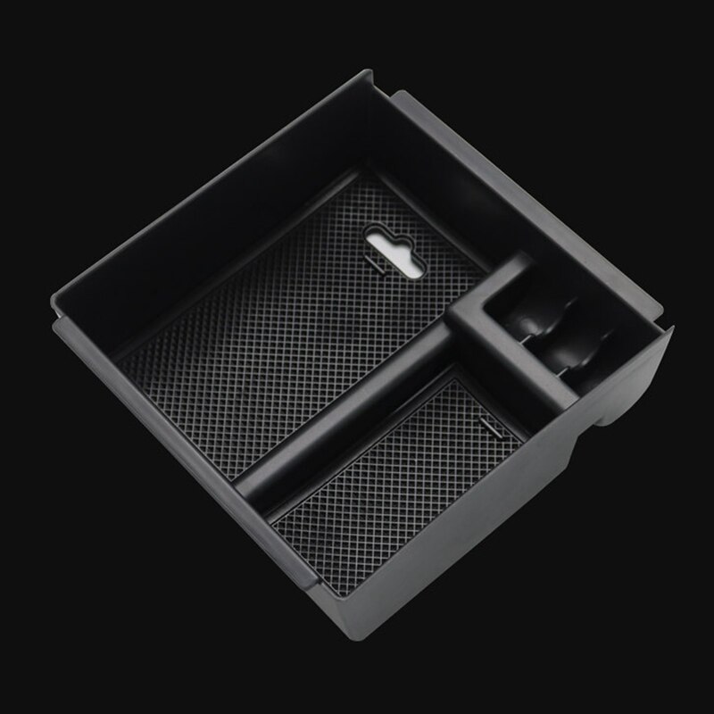Universele Verstelbare Centrale Console Armsteun Opbergdoos Armsteun Voor Auto Van Bus   Color  Black