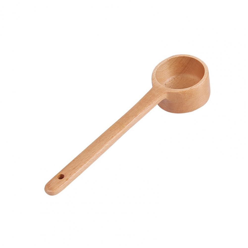 Gewürz Löffel Multifunktionale Lange Griff Holz Haushalt Kaffee Scoop für Küche: Mittel