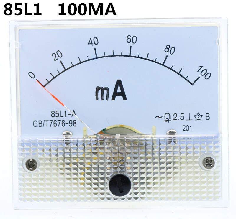 AC Analog Meter Panel 50MA Volt meter Ammeters 85L1 100MA Gauge