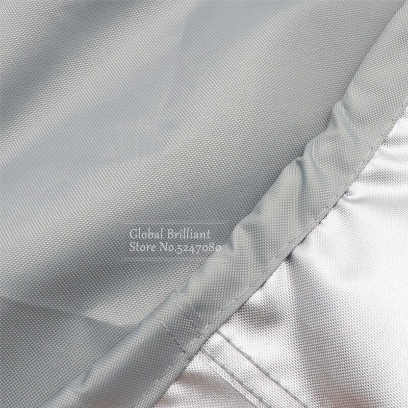 420D Boat Full Outboard Engine Cover Heavy Duty Grey Engine Motor Covers Protector For 6-225HP Waterproof