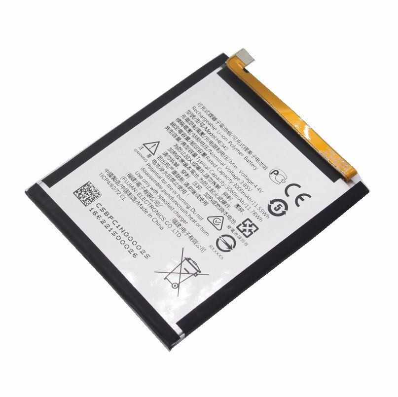 1x HE342 3060 Mah/11.78Wh Vervangende Batterij Voor Nokia X6 6.1 Plus Ta-1099 Ta-1109 x5 5.1 Plus Batterijen Bateria